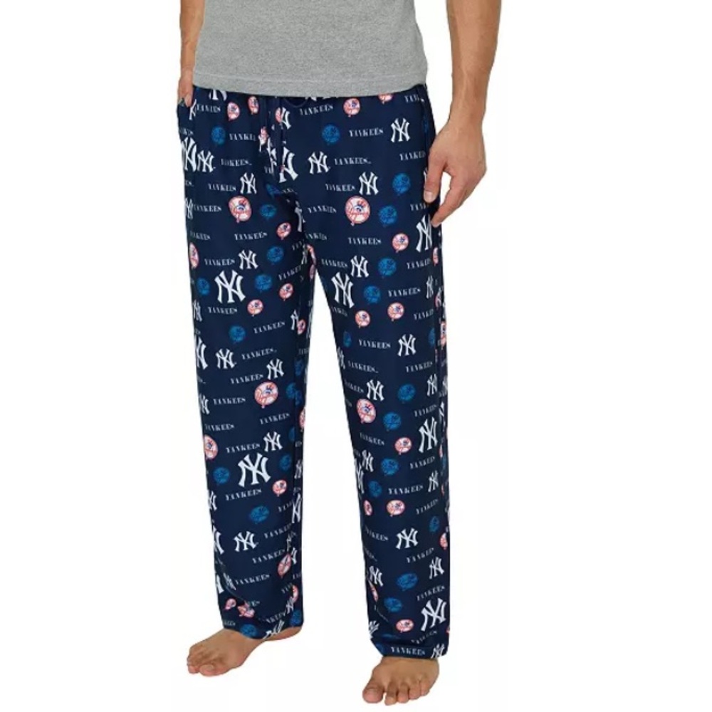 New York Yankees Concepts Sports Mosaic Allover Lounge/Sleep Pants